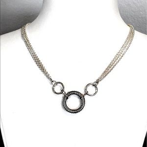 Sterling Rings Necklace